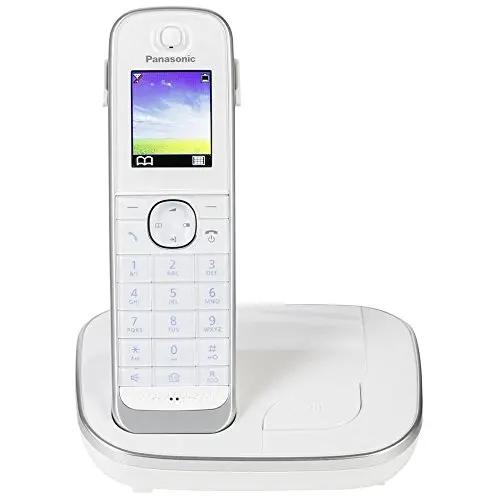 Panasonic KX-TGJ310GW schnurloses Familien-Telefon ohne Anrufbeantworter, strahlungsarm, in Weiß