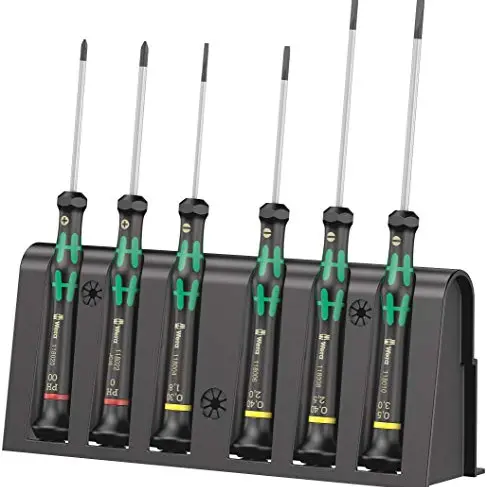 Wera Elektroniker Schraubendrehersatz 6-teilig mit Rack