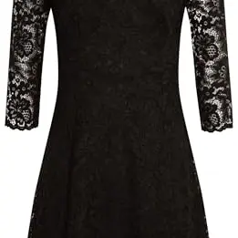 Morgan 242-Ramp-Kleid, schwarz, Größe 36 Damen
