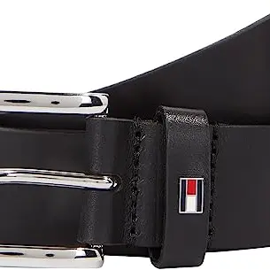 Tommy Hilfiger Damen Gürtel New Danny, Schwarz, 85 cm