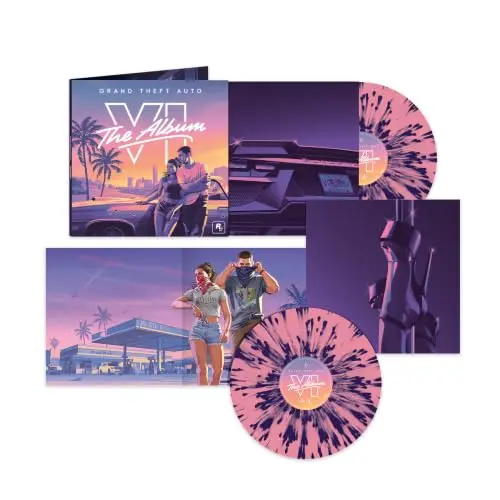 Grand Theft Auto VI: The Album Pink & Violett Splatter Vinyl - Exclusiv bei Amazon.de