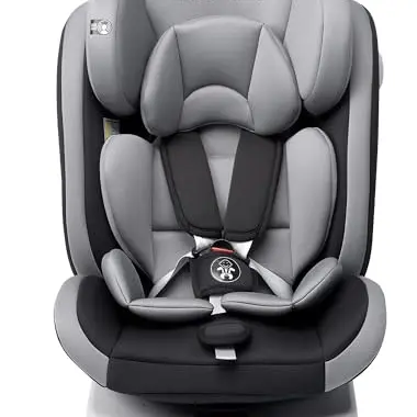 Fourward Baby Autositz 360° drehbar mit ISOFIX, für Kinder 0-12 Jahre, 9-36 kg