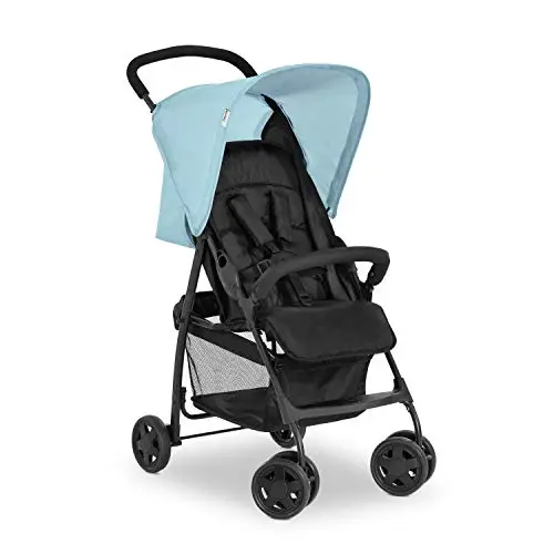 hauck Buggy Sport, Ultra Leicht, für Kinder bis 15 kg, Klein Zusammenklappbar, Reisebuggy mit Liegefunktion (Blue)