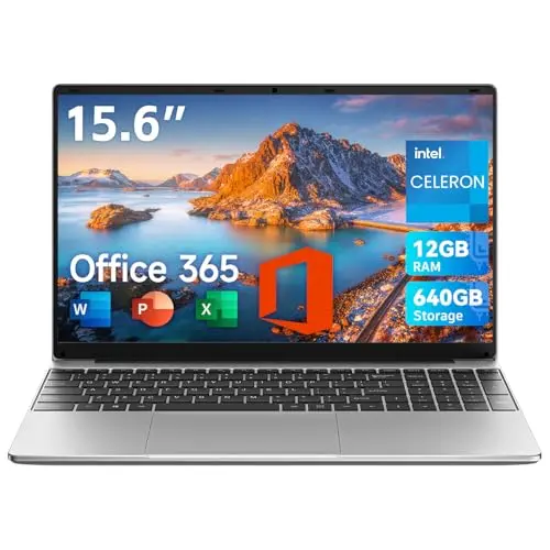 Jumper Laptop 15,6 Zoll FHD, 12 GB RAM, 640 GB ROM, Office 365, Prozessor 5205U