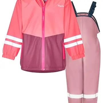 Playshoes Zweiteiliger Regenanzug mit Fleece-Futter und Gummianzug
