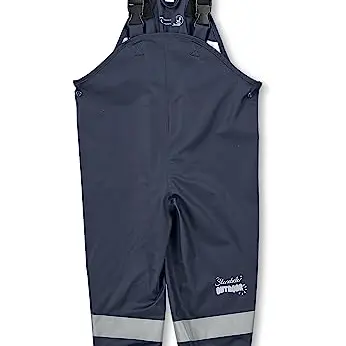Sterntaler Regenhose ungefüttert, wasserdicht - Kinder Matschhose mit verschweißten Nähten, marine, Größe 104