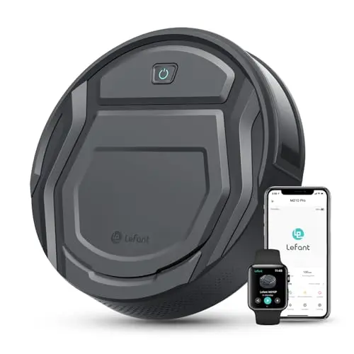 LEFANT 210PG Saugroboter mit WLAN, Alexa und APP-Steuerung, 120 Min Laufzeit, ideal für Teppiche und Hartböden