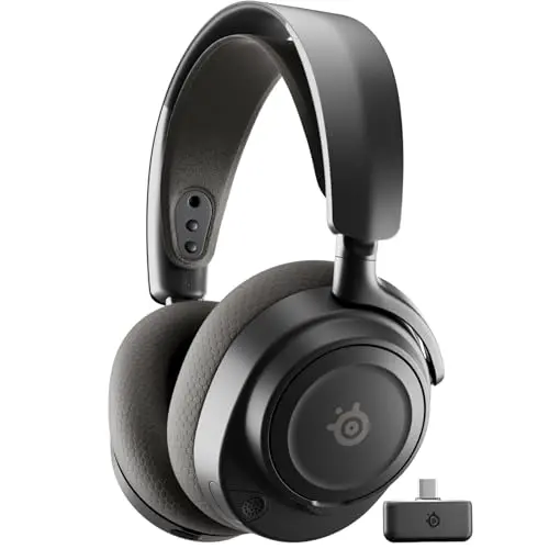 SteelSeries Arctis Nova 7 Wireless Gaming-Headset - Echtzeit-App-Steuerung - Über 50 Std. Akkulaufzeit - PC, PS5, PS4, Switch, Mobilgeräte