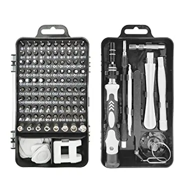 Mini Schraubenzieher Set 115 in 1 – Werkzeug für Handy, PC, Laptop, Tablet, PS5, Xbox und mehr