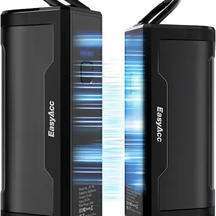 Wiederaufladbare Handwärmer 10000mAh, EasyAcc 2er-Pack Elektrisch, 3 Heizmodi bis 55°C für Outdoor und Winter