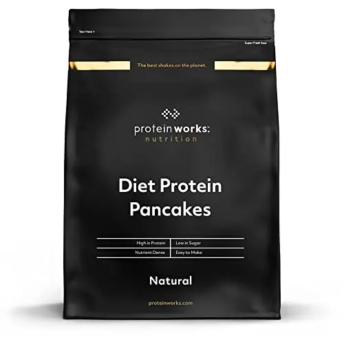 Protein Pancakes | Natürlich & zuckerarm | Schnell herzustellen | Protein Works | 500g