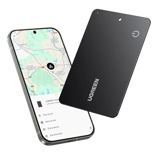 UGREEN FineTrack Slim G Bluetooth Tracker für Google Find Hub, 1.7mm, 5 Jahre Batterielebensdauer, IP68