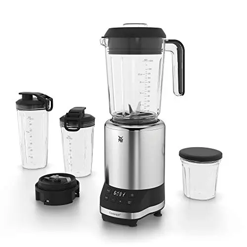WMF Kult Pro Multifunktionsmixer - Hochleistungsmixer mit Smoothie Maker und Ice-Crush Funktion, 4 Mixbehälter inkl. ToGo-Verschluss