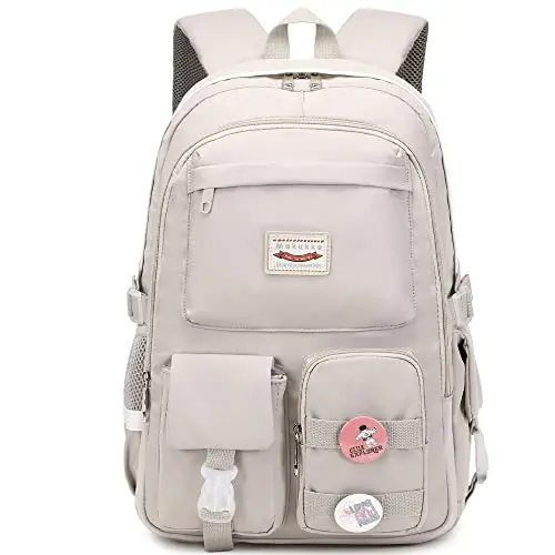 Makukke Damen Schulrucksack - Teenager Mädchen, Casual Daypack, Anti-Diebstahl, perfekt für Uni, Reisen und Freizeit