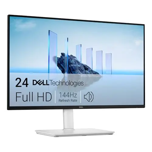 Dell 24 Zoll Monitor S2425HSM, Full HD, 144Hz, IPS, Höhenverstellbar, Lautsprecher, HDMI, 3 Jahre Garantie