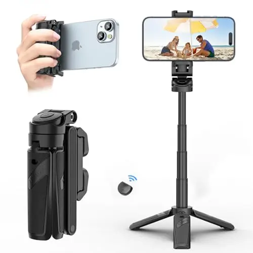 Ulanzi JJ02 3 in 1 Bluetooth Selfie Stick & Stativ für iPhone/Samsung/Android