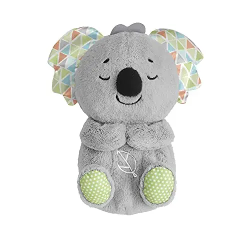 Fisher-Price Koala mit Musik, Licht & Atembewegungen, Kuscheltier, Nachtlicht für Babys (0+)