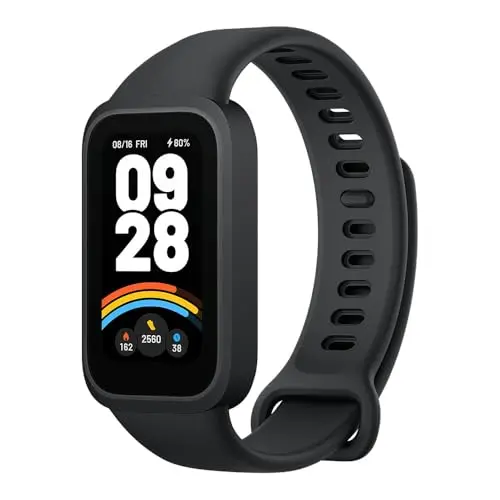 XIAOMI Smart Band 9 Active Schwarz – 18 Tage Akku, 50 Sportmodi, wasserdicht