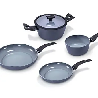 Moneta Aria Finegres Set 5 STK: 2 Bratpfannen, 1 Stieltopf, 1 Kochtopf mit Deckel