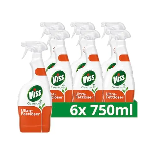 Viss Cleanboost Küchenspray Ultra-Fettlöser 6x 750 ml