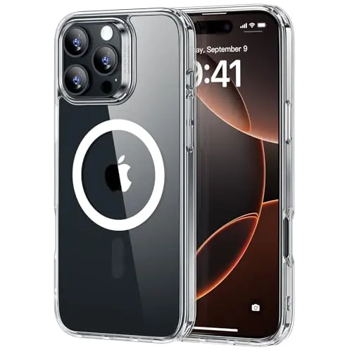 ESR iPhone 16 Pro Max Hülle - Stoßfest, Klar, Kompatibel mit MagSafe