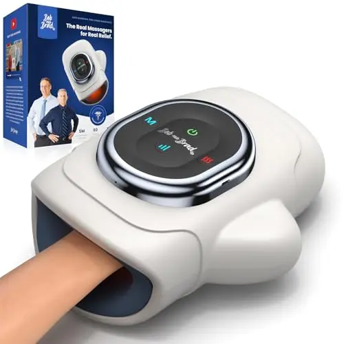BOB AND BRAD Handmassagegerät mit Wärme & Kompression – Schmerzlinderung & Entspannung für Zuhause/Büro
