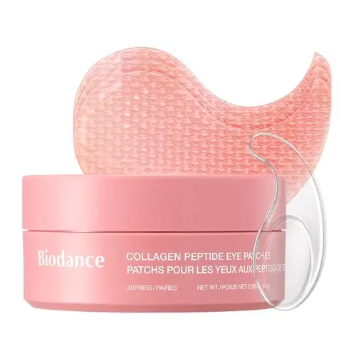Biodance Collagen Peptide Augenpads, Anti-Falten-Pads für Gesicht und Lachfalten, koreanische Hautpflege (60 Stück)