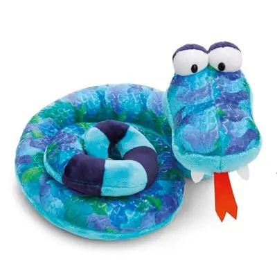 NICI ZsaZsa Kuschelschlange 35 cm - Weiches Plüschtier zum Kuscheln und Spielen - Tolle Geschenkidee