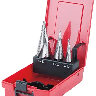 KS Tools HSS Stufenbohrersatz, 3-teilig, 4-30 mm