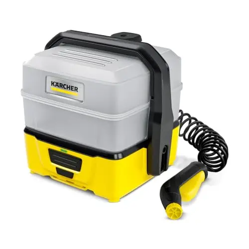 Kärcher Mobile Outdoor Cleaner OC 3 Plus mit abnehmbarem Wassertank und Spiralschlauch