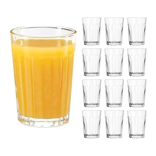 LIBBEY Trinkglas Paneled Tumblers, 207 ml, 12er Set