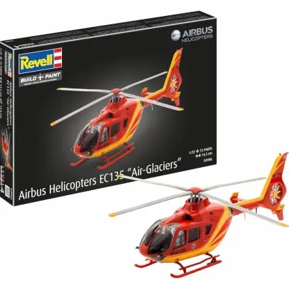 Revell Modellbausatz EC135 Air-Glaciers Rettungshubschrauber