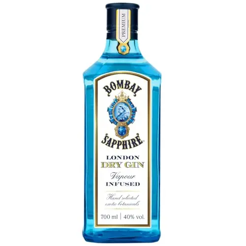 Bombay Sapphire London Dry Gin, 40% Vol, 700 ml - Destilliert mit 10 Botanicals