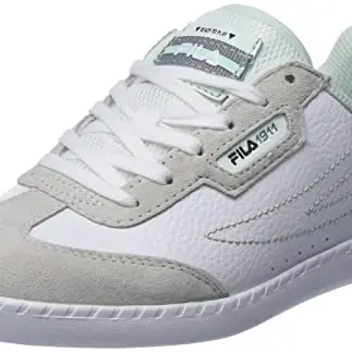 FILA Damen BYB Assist Sneaker, Weiß mit Minz-Hinweis, Größe 40 EU