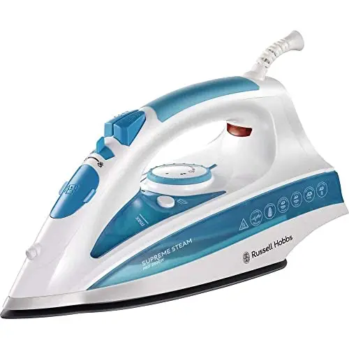 Russell Hobbs Dampfbügeleisen 2600W mit 300ml Wassertank, Keramiksohle und Selbstreinigungsfunktion
