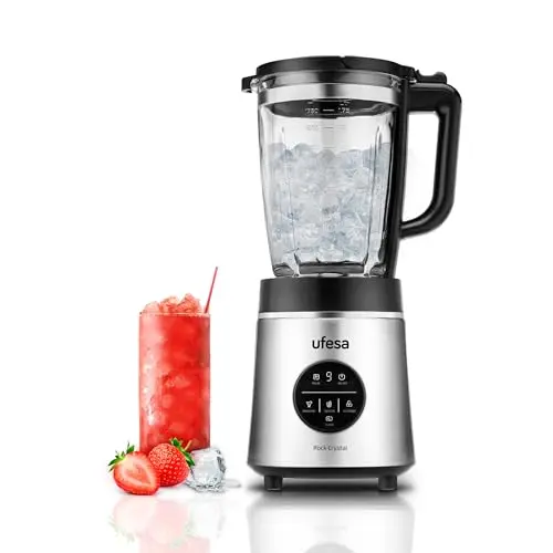Ufesa Rock Crystal Standmixer 1,75L - 1800W mit 6 Klingen und 4 Programmen