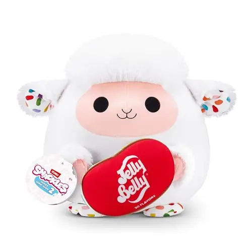 Snackles Osterlamm 20 cm (Jelly Belly) von ZURU, Kuscheltier, Ostergeschenk für Kinder