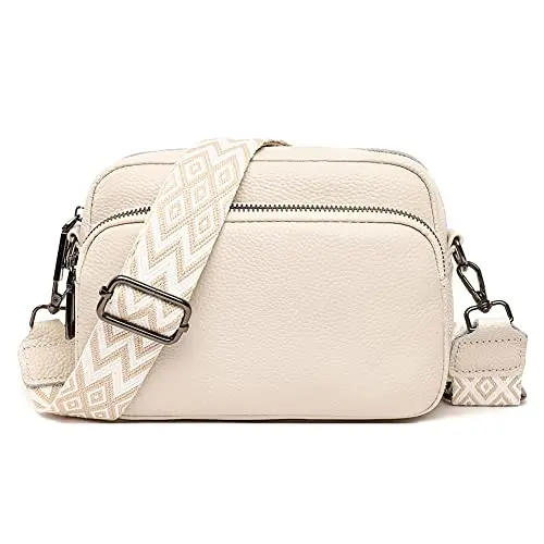 TIAASTAP Damen Umhängetasche Klein Handtasche PU Leder Crossbody Bag mit abnehmbarem Schultergurt