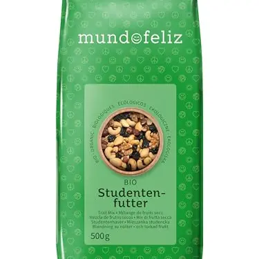 Mundo Feliz Studentenfutter, Bio-Anbau, 2 x 500 g