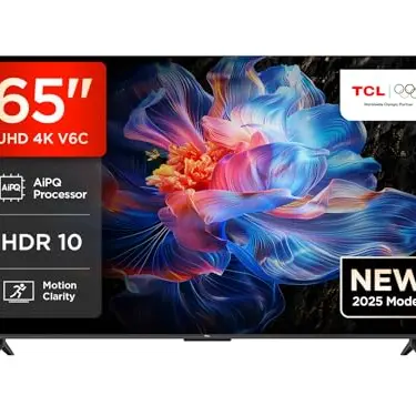 TCL 65V6C 65 Zoll 4K HDR Smart TV mit Google TV und Dolby Audio