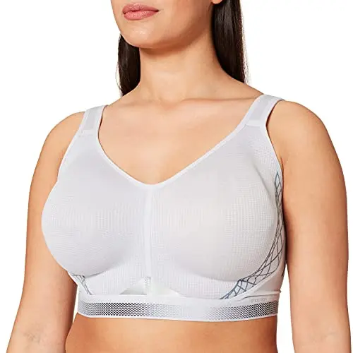 Triumph Damen Sport-BH Triaction Cardio Flow P EX, ohne Bügel, gepolstert, 70E, Platinum