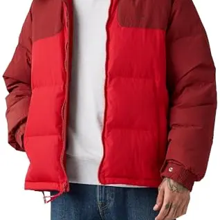 Rockridge Short Puffer in Russet Brown