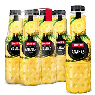 granini Selection Ananas (6 x 0,75l), vegan, mit mindestens 50% Frucht, ideal zum Mixen, ohne technische Details