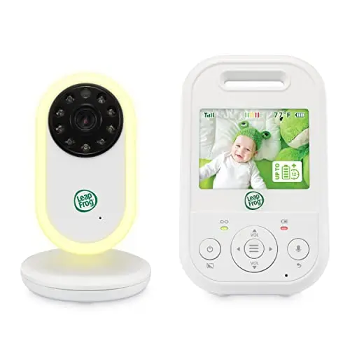 LeapFrog LF2423 Baby Monitor mit Kamera, 2.8 Zoll LCD Display, Temperatur-Sensor, Intercom, Lange Akkulaufzeit