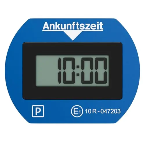 Needit elektronische Parkscheibe Park Lite – Digitale, automatische Parkuhr mit 2 Displays, langlebig und zuverlässig