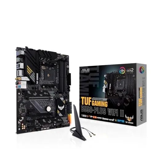 ASUS TUF Gaming B550-PLUS WiFi II Mainboard für Ryzen AM4 (ATX, PCIe 4.0, WiFi6, Aura Sync)