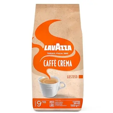 Lavazza Caffè Crema Gustoso Kaffeebohnen, kräftiger Geschmack, mittlere Röstung, 1 kg