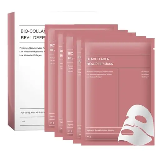 Kollagen Maske für die Nacht - Anti-Aging & Porenverkleinerung (5 Stück)