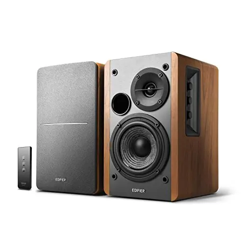 Edifier R1280T Aktive Regallautsprecher - 2.0 Lautsprechersystem für PC - 42 Watt RMS - Braun