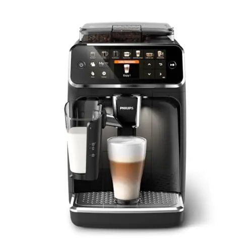 Philips Kaffeevollautomat Serie 5400 – 12 Getränke, intuitives TFT-Display, LatteGo System, elegantes Küchendesign
